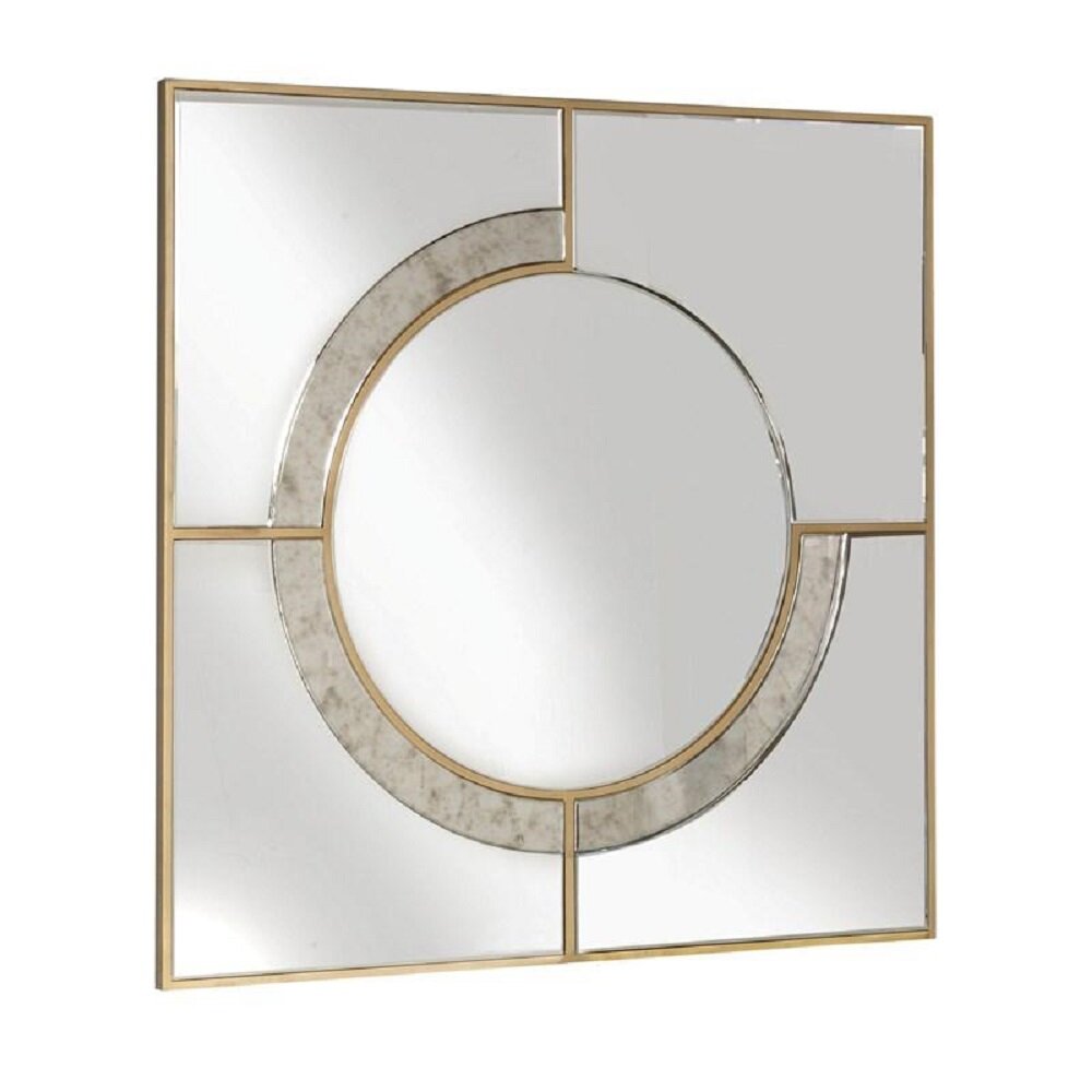 Rosdorf Park Romy Glass Flat Wall Mirror | Wayfair