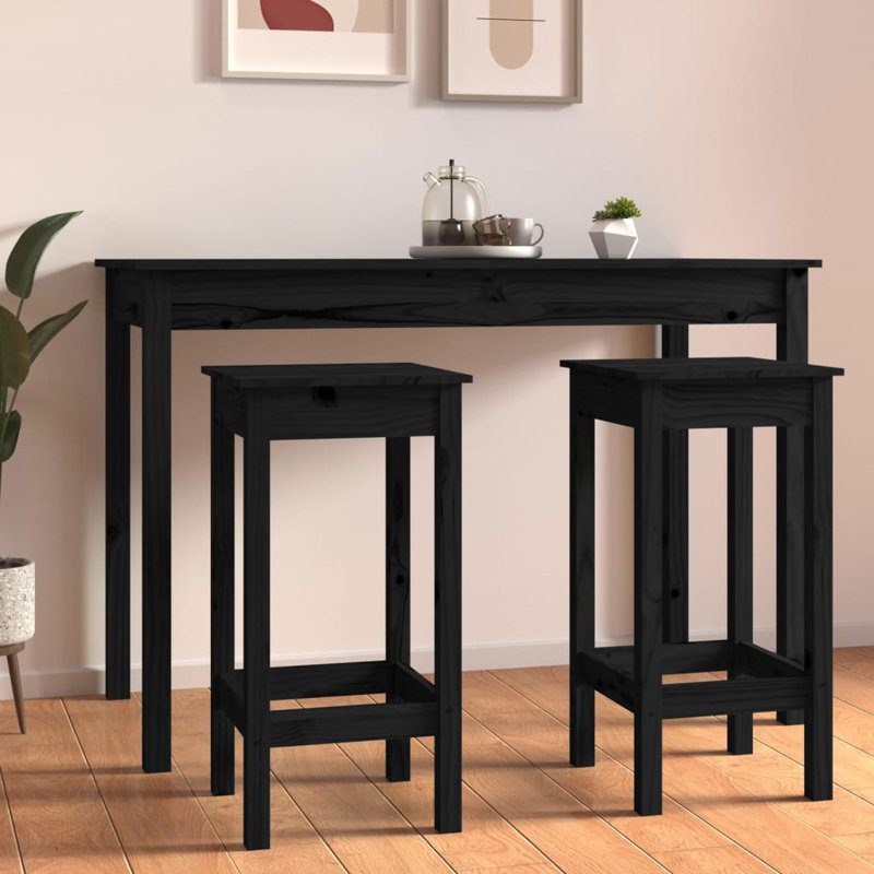 Joanthon 78cm Bar Stool, Black