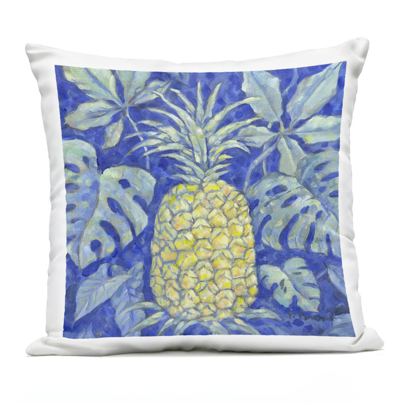 Coussin d'extérieur imprimé tropical Tropical