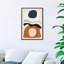 Abstrait La Afrique Meridionel - reproduction d'art sur toile-51279058-51279061