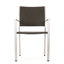 2 chaises d'extérieur Cape Coral, structure en aluminium robuste gris, idéales pour les chaises de terrasse et de jardin