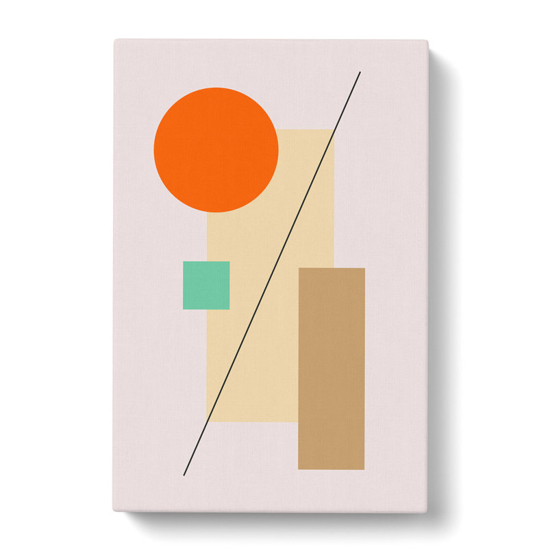 Abstract Blocks - Wrapped Canvas, 35cm H x 35cm W x 3cm D
