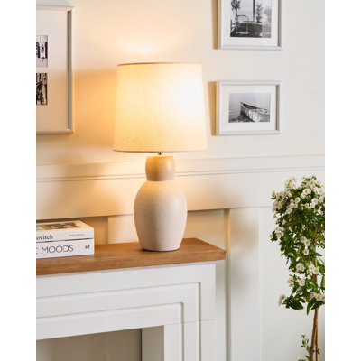 Table Lamp Ceramic Beige
