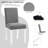 Compact 5-Piece Dining Set with Space-Saving Design