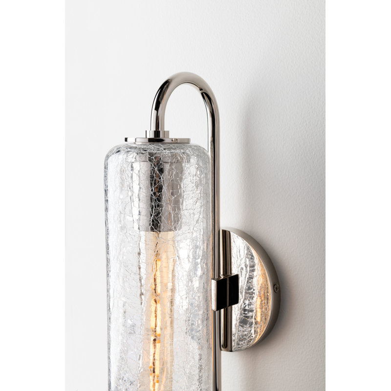 Skye 1 Light Wall Sconce, Polished Nickel