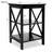 Black Table With Special Lacquer To Scratching Side Enhanced And Stable Design