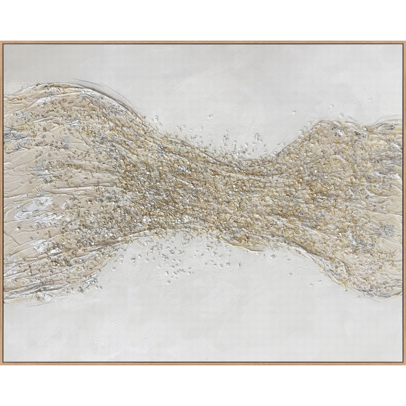 Golden Divide Canvas Wall Art