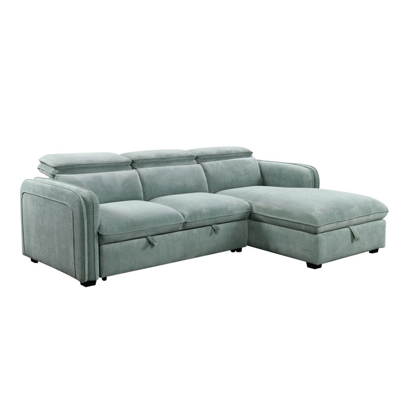 Canapé modulaire en chenille avec rangement Zavala