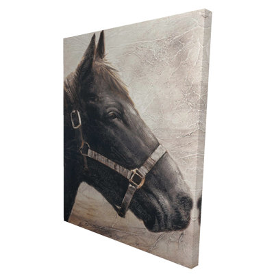 Gallopin le cheval brun - toile de l'Ouest