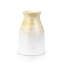 Petit vase à fleurs en bois blanc Minimalist