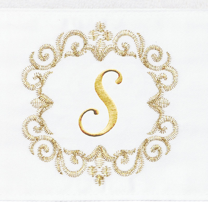 Winston Porter 100% Turkish Cotton MONICA 2PC Embellished Hand Towel Set, S