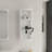 12" Bathroom Wall-Mounted Storage Rack, Float Mounting Design,(KD-Packing)-1703311232