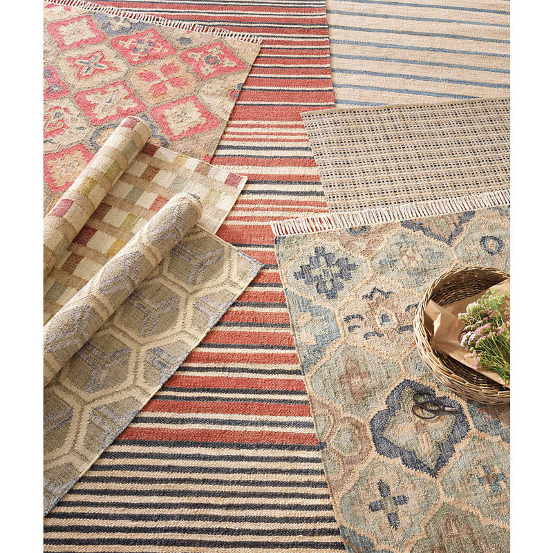 Pali Multi Handwoven Jute Rug, Rectangle 3' x 5'