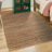 Modern Farmhouse Handmade Natural Fiber Jute Indoor Area Rug with Cotton Backing-124910764-9784823