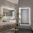 Wall Mount Anti-Fog Oversized Frameless Lighted Bathroom Mirror/ LED Bathroom Mirror-629676862-628156375