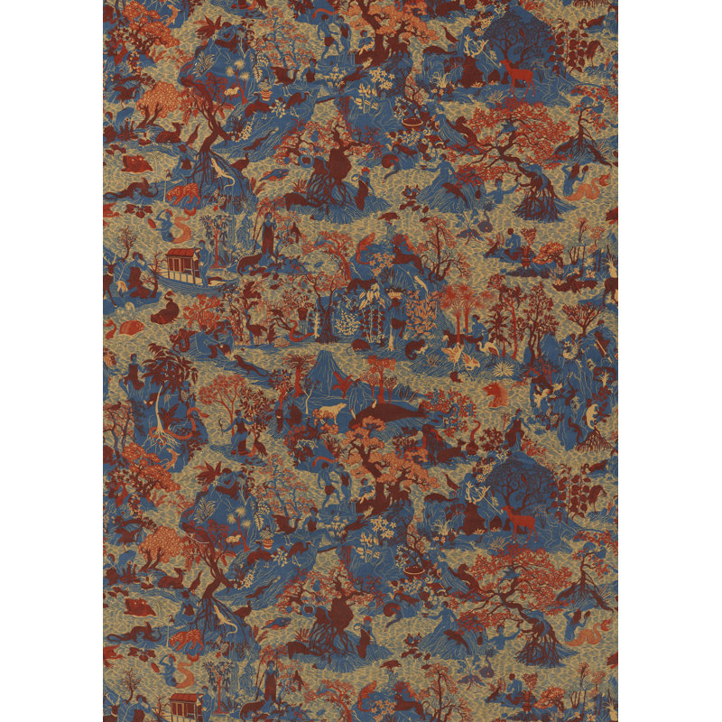 Avalonis Fabric, Como Blue/Koi