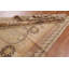 Tapis beige / brun en laine noué à la main de conception unique 1900 pi 4 pi 4 po x 8 pi 3 po 1900S