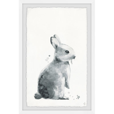 Efrain Melancholy Bunny - Single Picture Frame Painting
