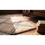Petit tapis crocheté en laine antique American