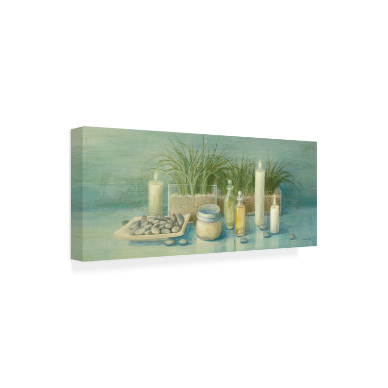 Art sur toile Danhui Nai Tranquil Spa II, H 10 po x l 24 po