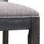 Ensemble de 2 tabourets de bar de 30,5 pouces de hauteur, structure en bois d'hévéa avec coussin en tissu éponge, élégant et confortable pour la cuisine et la salle à manger