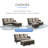 Bonia 72.44'' Wide Straight Patio Sofa with Cushions-1734152969