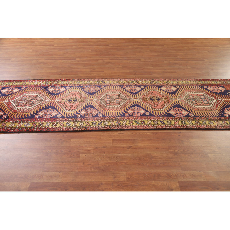 Tapis de couloir géométrique traditionnel 3 x 10