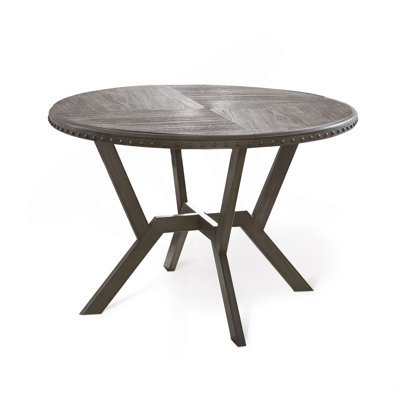 Alamo - Round Dining Table - Dark Gray