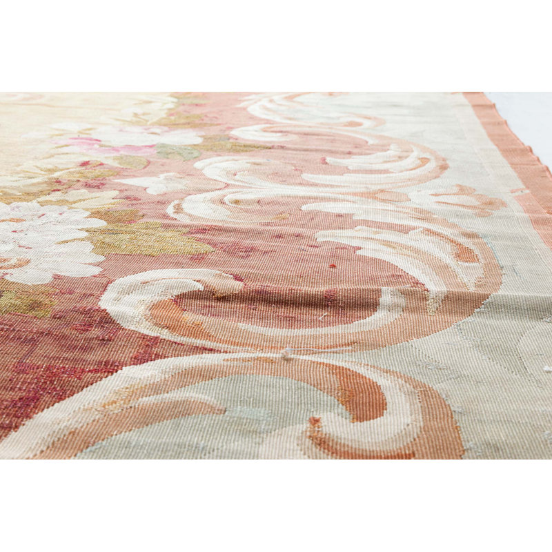 Antique One-of-a-Kind 11'2" x 12'6" Hand Knotted Area Rug