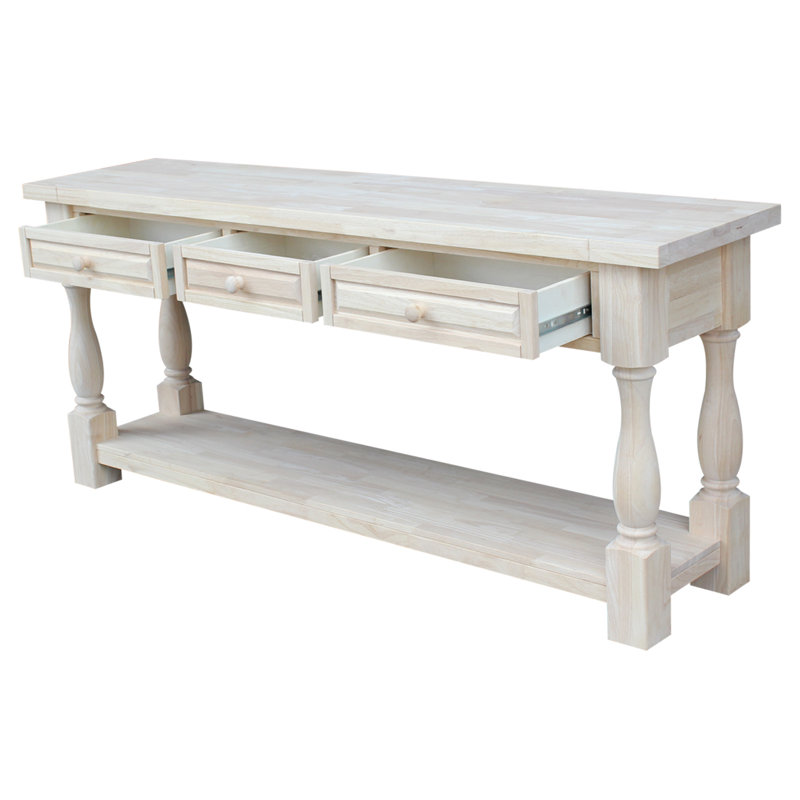 Nikolai 70'' Solid Wood Console Table