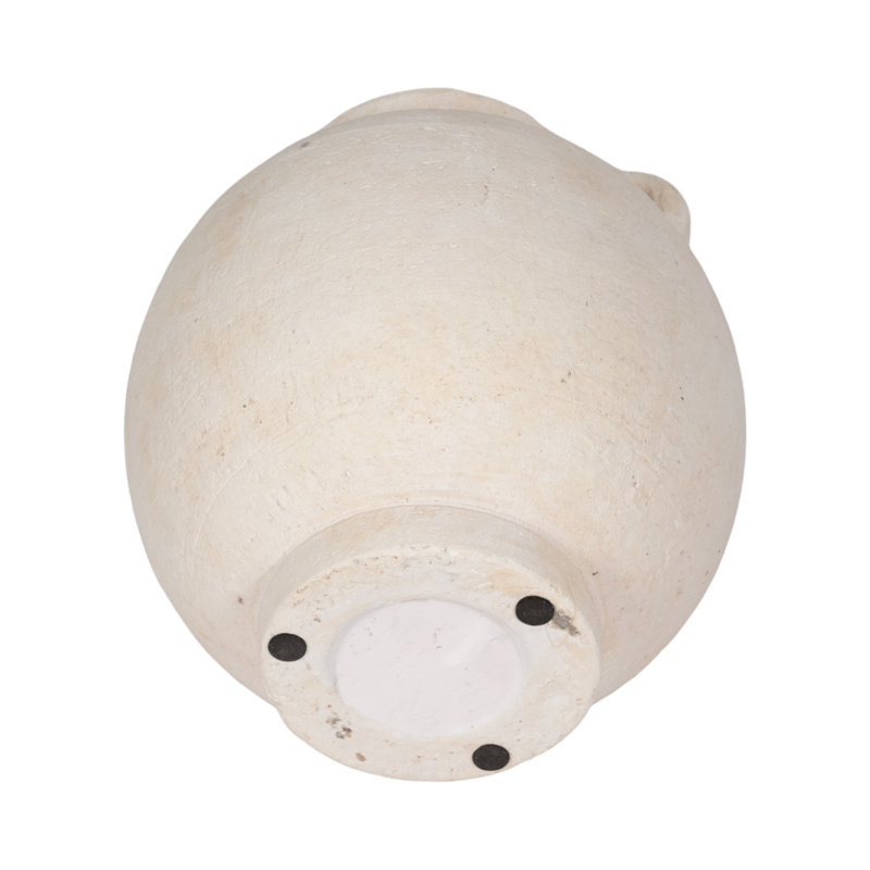 Handmade Ceramic / Porcelain Table Vase, Overall Height - 7", White
