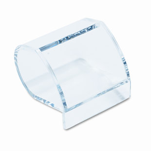 Kantek Clear Acrylic Paper Clip Holder Plastic Paper Clip Holder