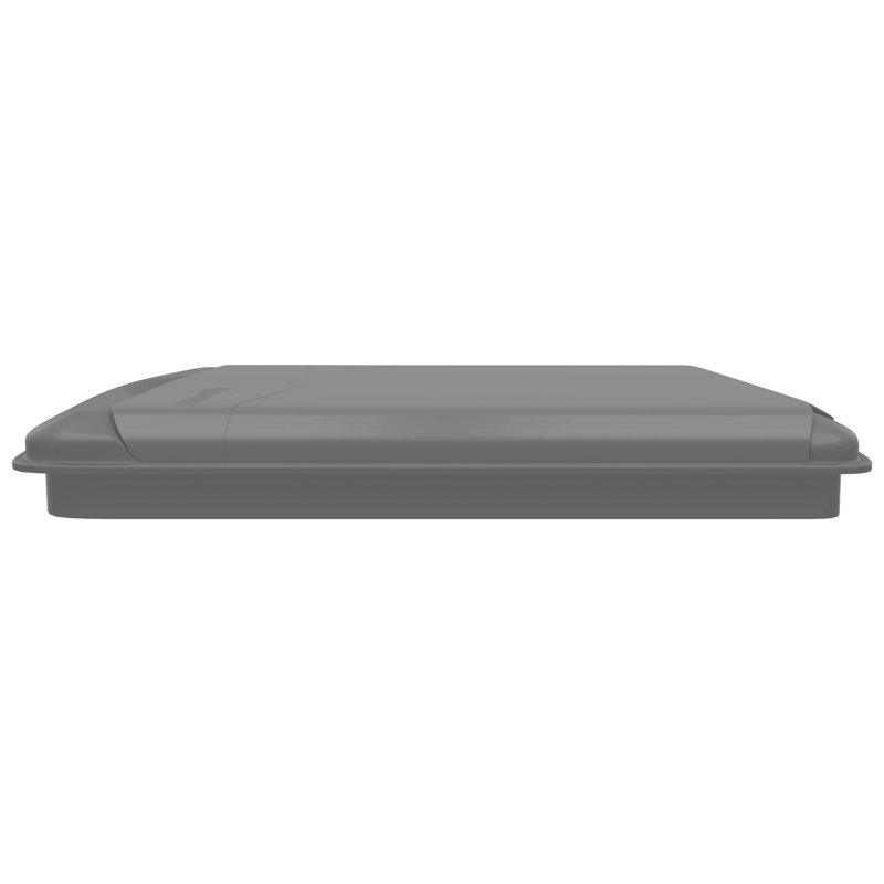 Rev-A-Shelf Garbage Can for Kitchen and Bathroom Cabinet Replacement Plastic Trash Bin Lid Only, Silver