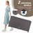 Gymax 52'' W 133 Gallons Water Resistant Wicker Deck Box with Wheels in Mix Brown