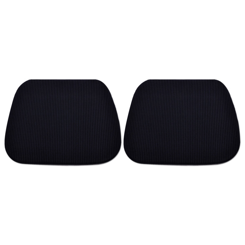Coussin 2 pièces Elbys Hokku Designs, Noir