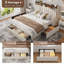 Lit avec rangement à 3 tiroirs et tête de lit à 2 niveaux Jahlia -2131686679-2095354099