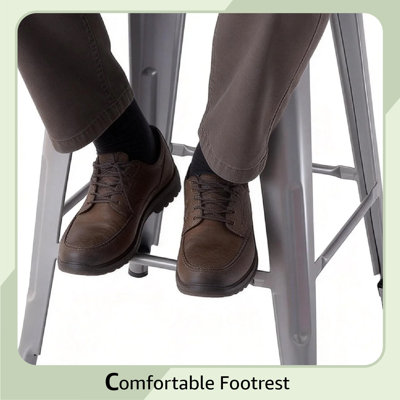 Tabouret en métal sans dossier