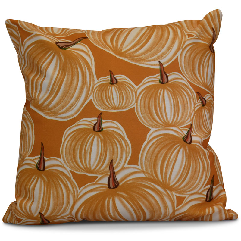 Housse de coussin d'extérieur carré, H 16 po x l 16 po x P 2 po, Or