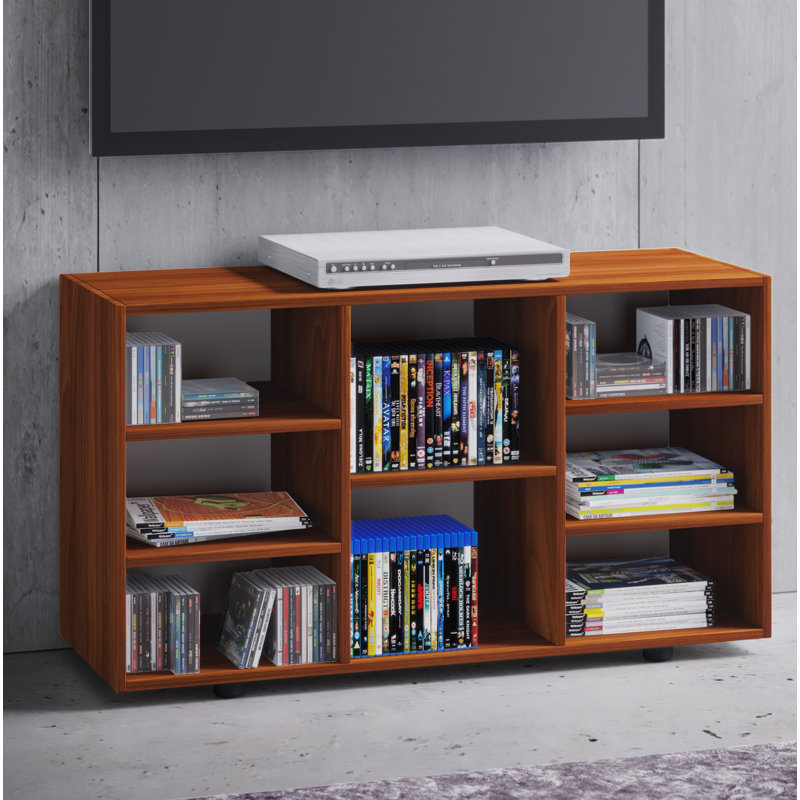 Sweeny Unfinished TV Stand, Dark brown