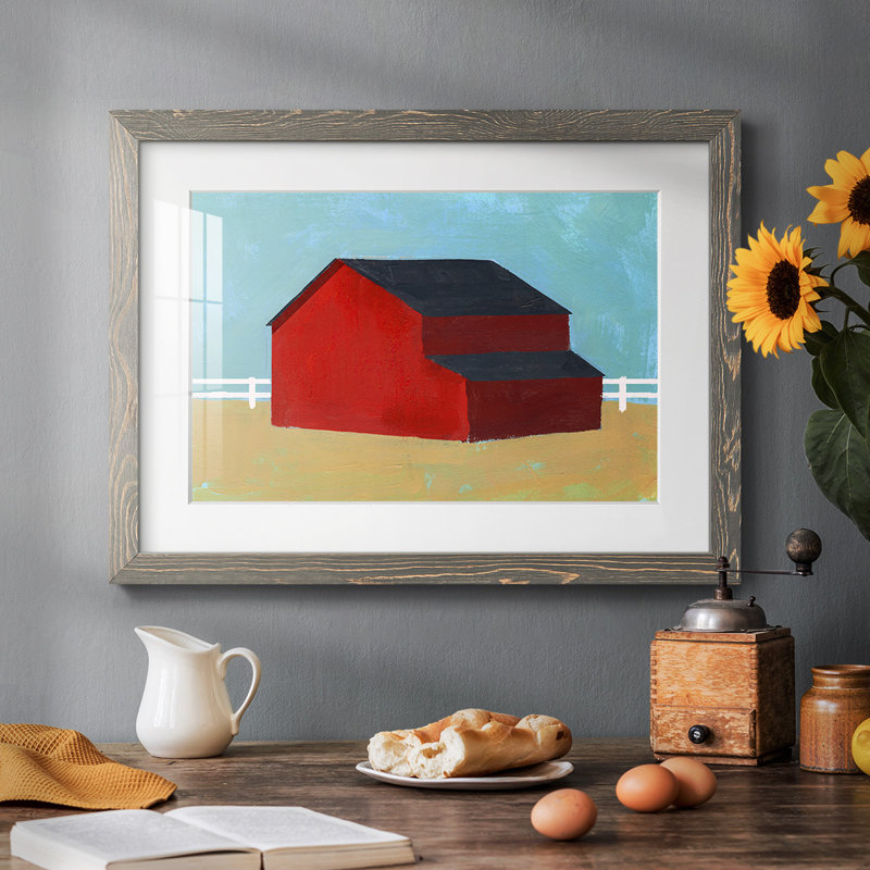 Big Red One II, reproduction sur papier encadrée, Gris, H 18 po x l 26 po x P 1,5 po