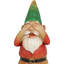Ensemble de 3 statues d'extérieur 11,5 "Three Wise Garden Gnomes