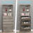 24 Pair Shoe Storage Cabinet 3 Flip Drawers, Adjustable Shelves & 9 Hooks - Space-Saving Entryway Organizer-1919635595