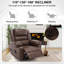 PU Leather Massage Recliner Chair Manual-1890890113