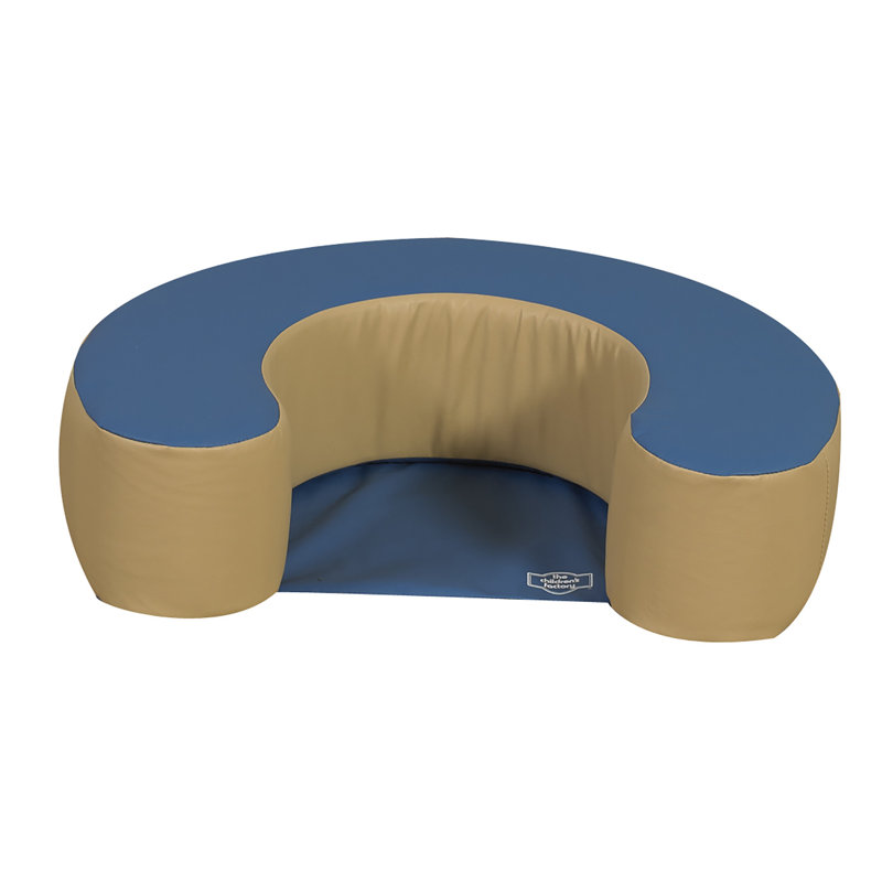 Siège de fantaisie pour enfants, Bleu / amande
