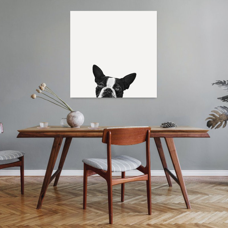 Loyauté, art contemporain pour chien, H 32 po x l 32 po