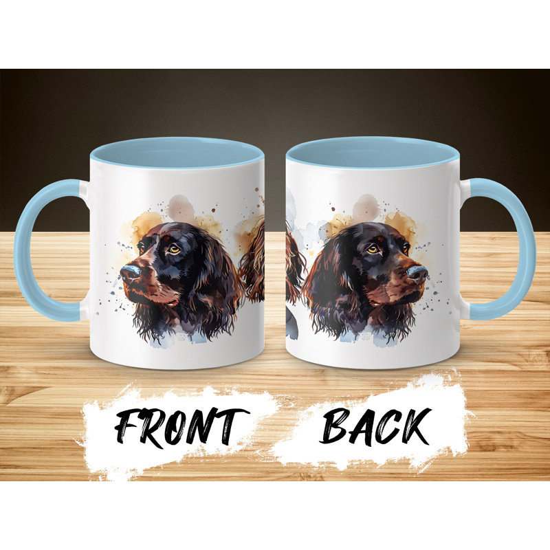 Ceramic Coffee Mug, 3, Light Blue