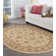 Sutton Place Oriental Floral Beige Indoor Area Rug for Living Room, Dining Room, Bedroom