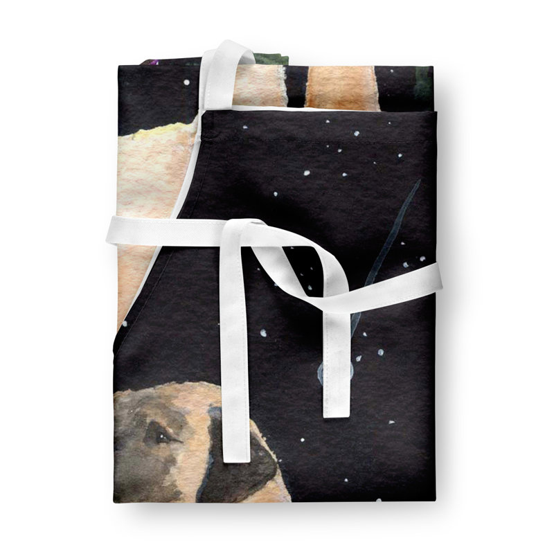No Pattern Bib Apron