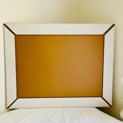 DormCo The Cardboard Twin / Twin XL Headboard - Dark Wood