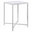 LA Marble Cross Legs End Table-72595243